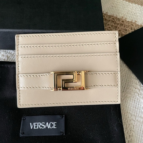 Versace Beige Brand New Cardholder - Picture 2 of 4